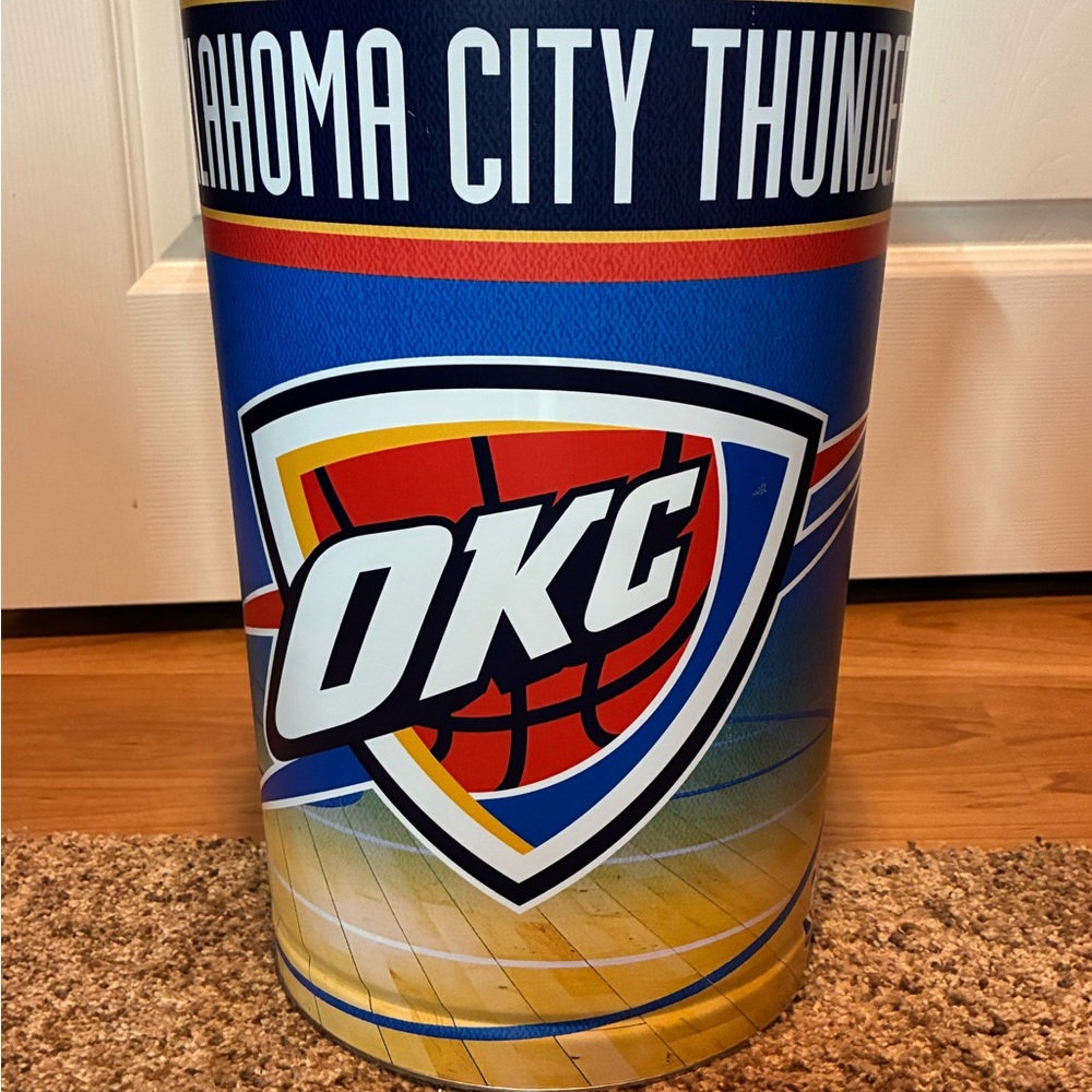 Oklahoma City Thunder Wastebasket